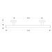 HG Haltegriff Logis 300mm brushed nickel  