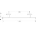 Hansgrohe Haltegriff Logis 300mm brushed nickel 