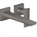 Hansgrohe Metropol 2-Loch Waschtischarmatur Unterputz F-Set Brushed Black langer Auslauf