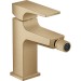 Hansgrohe Bidetmischer Metropol mit Push-Open Ablaufgarnitur brushed bronze