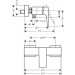 Hansgrohe Brausenmischer Aufputz Metropol brushed bronze 