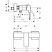 Hansgrohe Metropol Brausenmischer Aufputz chrom  