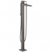 Hansgrohe Metropol Wannenmischer Brushed Black Fertigset zur Bodenmontage 