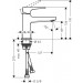 Hansgrohe Metropol Waschtischmischer 100 mattschwarz kurzer Ausl.Push-Open Abl.