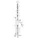 Hansgrohe Metropol Waschtischmischer 100 Select mit Push-Open Ablaufgarnitur, chrom 32570000