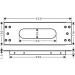 Hansgrohe Montageplatte Axor sBox Fliesenrand  
