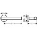 Hansgrohe Papierrollenhalter Logis Universal chrom ohne Deckel