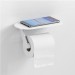 HG Papierrollenhalter WallStoris mit Ablage mattweiss