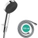 Hansgrohe Porterset Pulsify 105 1jet mit Brauseschlauch 1250mm chrom
