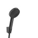 Hansgrohe Porterset Pulsify 105 1jet mit Brauseschlauch 1250mm mattschwarz