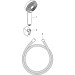 Hansgrohe Porterset Pulsify 105 1jet mit Brauseschlauch 1250mm mattweiss