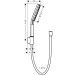 Hansgrohe Porterset Raindance Alive Select S  125 3jet EcoSmart m.Schl. 1600mm MSW