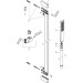 Hansgrohe Pulsify E Brauseset 100 1jet EcoSmart mit Brausestange 65 cm Mattschwarz