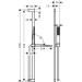 Hansgrohe Pulsify E Brauseset 100 1jet EcoSmart+ mit Brausestange 90 cm Mattschwarz