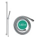 Hansgrohe Pulsify S Brauseset 100 1jet EcoSmart mit Brausestange 90 cm Mattschwarz