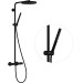 Hansgrohe Pulsify S Puro Showerpipe 260 1jet EcoSmart mit Ecostat Fine Mattschwarz