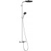 Hansgrohe Pulsify S Puro Showerpipe 260 1jet EcoSmart mit Wannenthermostat Ecostat Fine und Handbrause 3jet Chrom