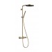 Hansgrohe Pulsify S Puro Showerpipe 260 1jet mit Ecostat Fine Brushed Bronze