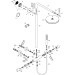 Hansgrohe Pulsify S Puro Showerpipe 260 1jet mit Ecostat Fine Mattweiß