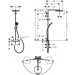 Hansgrohe Pulsify S Puro Showerpipe 260 1jet mit Ecostat Fine und Handbrause 3jet Mattschwarz