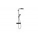 Hansgrohe Pulsify S Showerpipe 260 1jet EcoSmart mit ShowerTablet Select 400 Mattschwarz
