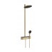 Hansgrohe Pulsify S Showerpipe 260 2jet mit ShowerTablet Select 400 Brushed Bronze