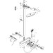 Hansgrohe Pulsify S Showerpipe 260 2jet mit ShowerTablet Select 400 Brushed Bronze