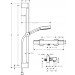 Hansgrohe Pulsify Select S Brausesystem 105 3jet Relaxation EcoSmart mit Ecostat Element und Brausestange 65 cm Mattschwarz