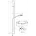 Hansgrohe Pulsify Select S Brausesystem 105 3jet Relaxation EcoSmart mit Ecostat Element und Brausestange 90 cm Chrom