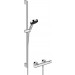 Hansgrohe Pulsify Select S Brausesystem 105 3jet Relaxation EcoSmart mit Ecostat Fine und Brausestange 90 cm Chrom