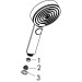 Hansgrohe Pulsify Select S Handbrause 105 3jet Relaxation EcoSmart Brushed Bronze