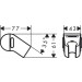 Hansgrohe Push-Schieber WallStoris mattschwarz 
