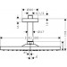 Hansgrohe Kopfbrause Raindance E 300 1jet Deckenmontage mattschwarz