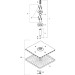Hansgrohe Kopfbrause Raindance E 300 1jet Deckenmontage mattschwarz