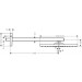 Hansgrohe Kopfbrause Raindance E 300 1jet m.Brausearm 390mm brushed bronze