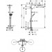 Hansgrohe Raindance Select S Showerpipe 240 1jet PowderRain mit Thermostat polished gold optic 27633990