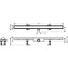 Hansgrohe RainDrain Compact Komplettset Duschrinne 1000 befliesbar für flache Installation k.a.