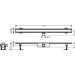 Hansgrohe RainDrain Compact Komplettset Duschrinne 1200 für Standardinstallation Edelstahl gebürstet