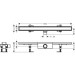Hansgrohe RainDrain Compact Komplettset Duschrinne 800 befliesbar für Standardinstallation k.a.