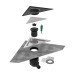 Hansgrohe RainDrain Corner Komplettset Punktablauf 240/240 Edelstahl gebürstet