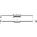 Hansgrohe RainDrain Flex Duschrinne 1000 mm kürzbar für Wandmontage brushed bronze