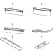 Hansgrohe RainDrain Flex Duschrinne 1000 mm kürzbar für Wandmontage BST