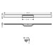 HG RainDrain Flex Duschrinne 1000 mm kürzbar zur freien Montage MSW