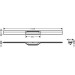Hansgrohe RainDrain Flex Duschrinne 1000 mm kürzbar zur freien Montage Mattschwarz
