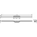 Hansgrohe RainDrain Flex Duschrinne 1200 mm kürzbar zur freien Montage MSW