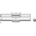 Hansgrohe RainDrain Flex Duschrinne 800 mm kürzbar für Wandmontage polished gold