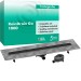 Hansgrohe RainDrain Go Komplettset Duschrinne 1000 rückseitig befliesbar für Standard-/flache Installation Mattschwarz