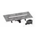 Hansgrohe RainDrain Go Komplettset Duschrinne 500 rückseitig befliesbar für Standard-/flache Installation Edelstahl gebürstet