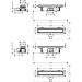 Hansgrohe RainDrain Go Komplettset Duschrinne 500 rückseitig befliesbar für Standard-/flache Installation Edelstahl gebürstet