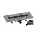 Hansgrohe RainDrain Go Komplettset Duschrinne 500 rückseitig befliesbar für Standard-/flache Installation Mattschwarz